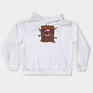 Mr T Pitty The Fool Christmas Knit Kids Hoodie